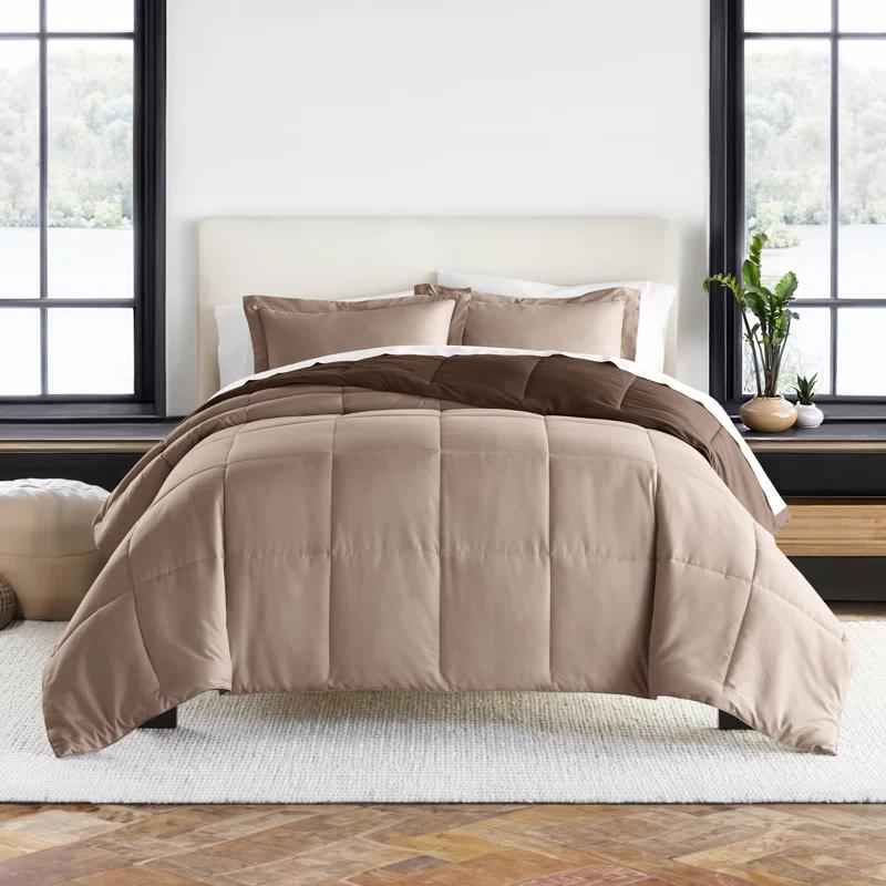 Becky Cameron Reversible Down-Alternative Comforter Bedding Set