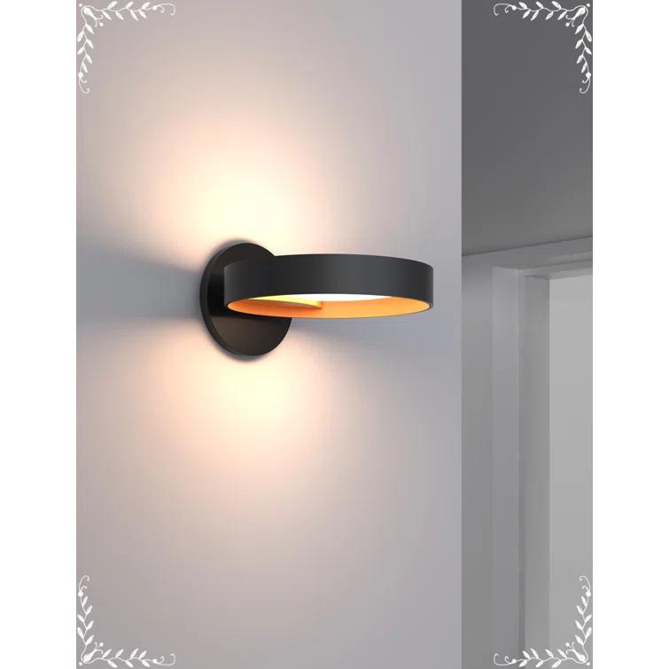 Guide Ring LED Armed Sconce