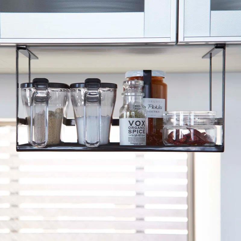 Yamazaki Home Yamazaki Home Under Shelf Spice Rack And Organizer For Kitchen Cabinets, Steel, Undershelf