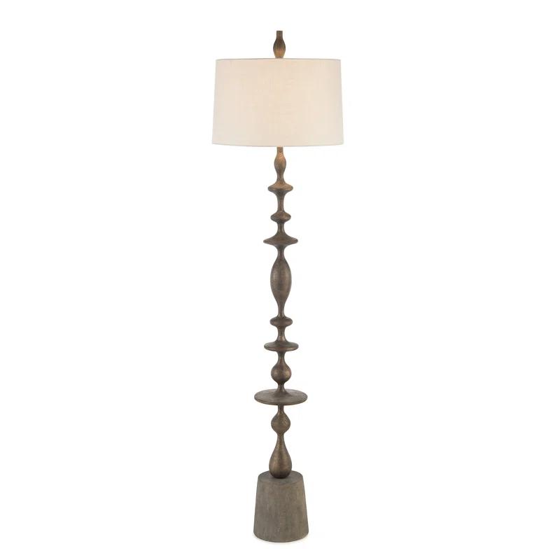 John-Richard 70.5'' Brown Traditional Floor Lamp