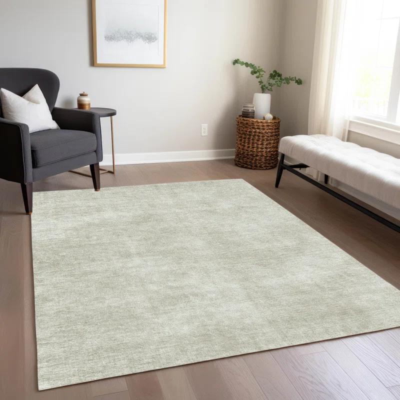 Machine Washable Indoor/Outdoor Chayden ACN1018 Beige