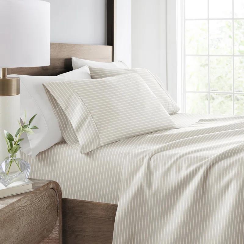IEnjoy Home 4 Piece Delicate Details Pattern Sheet Set
