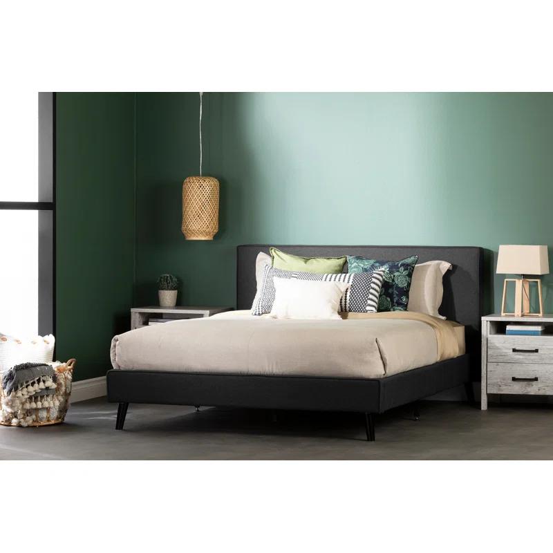 South Shore Gravity Queen Upholstered Platform Bed