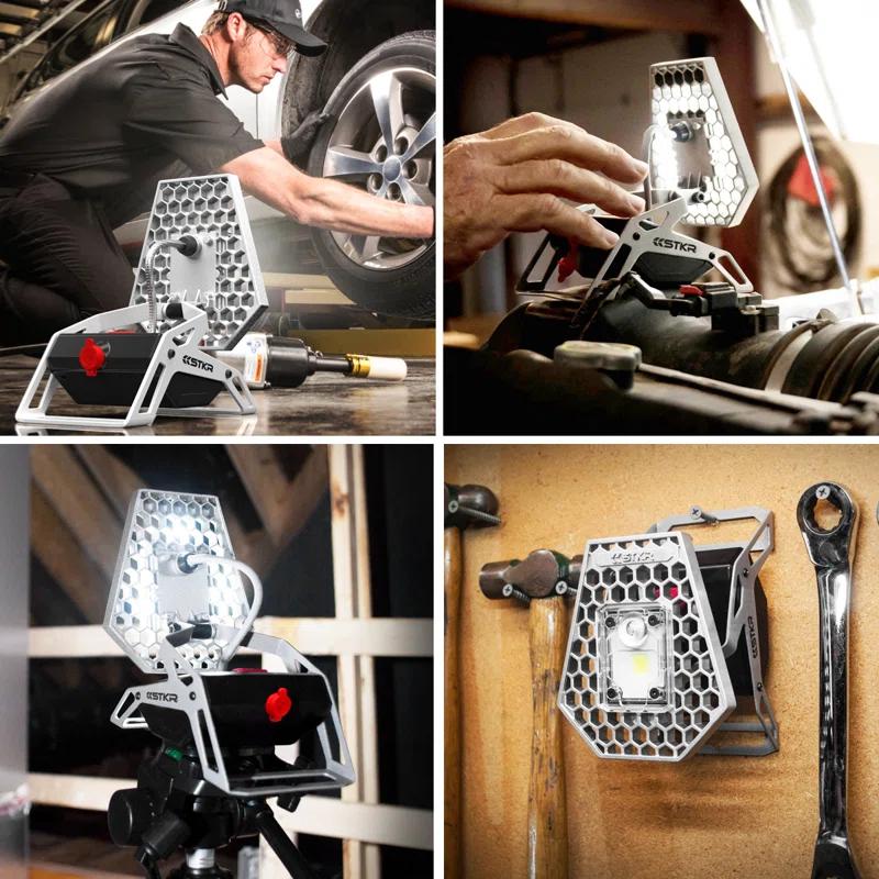 STKR Concepts 6.4'' Battery Powered Integrated LED Work Light