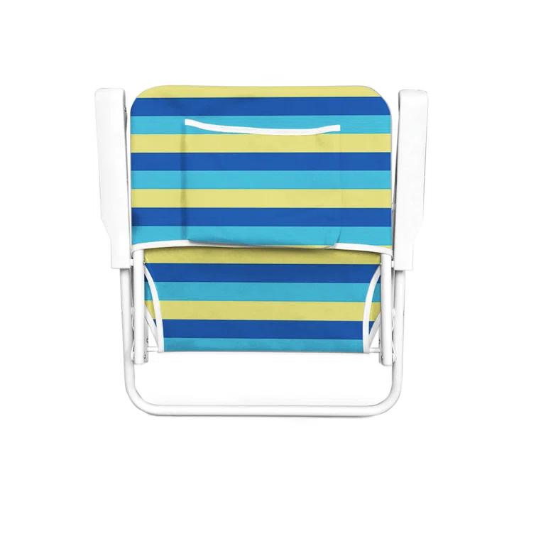 Caribbean Joe Burlap Folding Beach Chair
