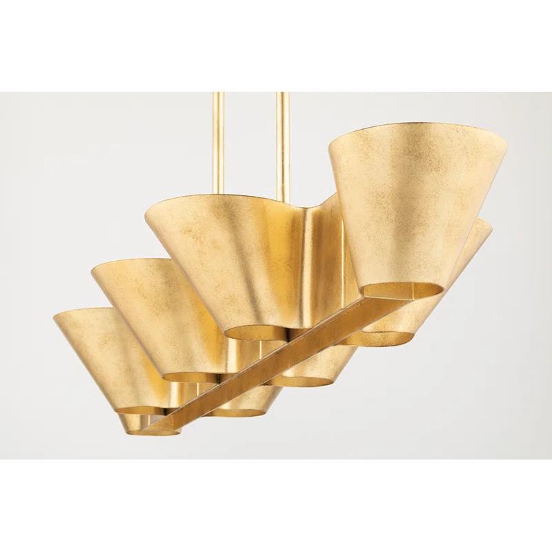 Hudson Valley Lighting Reeve 8 - Light Gold Kitchen Island Pendant