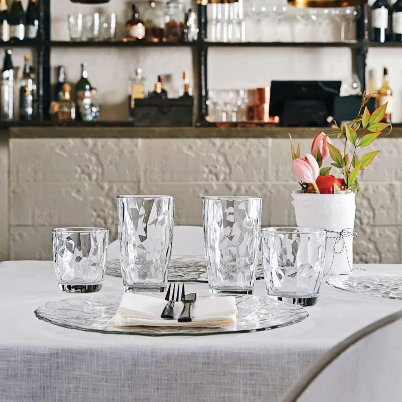 Bormioli Rocco Bormioli Rocco Diamond 13 oz. DOF Drinking Glasses (Set of 4)