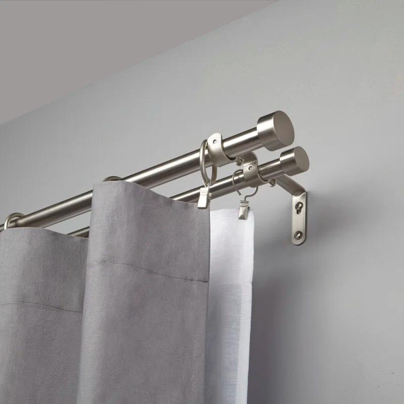 Cappa Drapery Solutions Double Curtain Rod