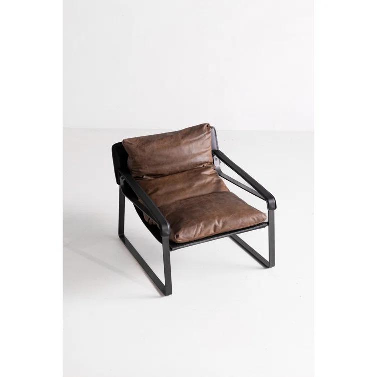 Bo Leather Accent Chair