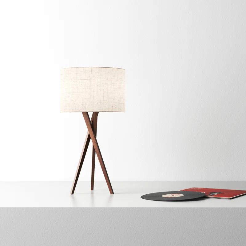 Harcourt Solid Wood Tripod Lamp