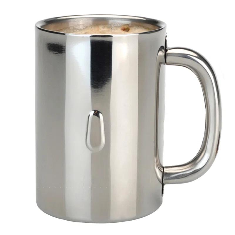 BergHOFF BergHOFF Straight 4Pc 18/10 Stainless Steel Coffee Mug Set (Set of 4)