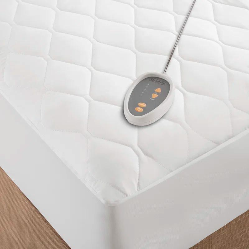 Beautyrest Cotton Blend Heated Mattress Pad