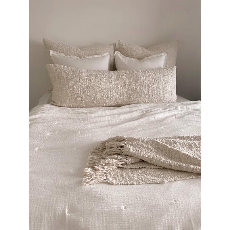 Anaya Cotton Reversible Throw Pillow
