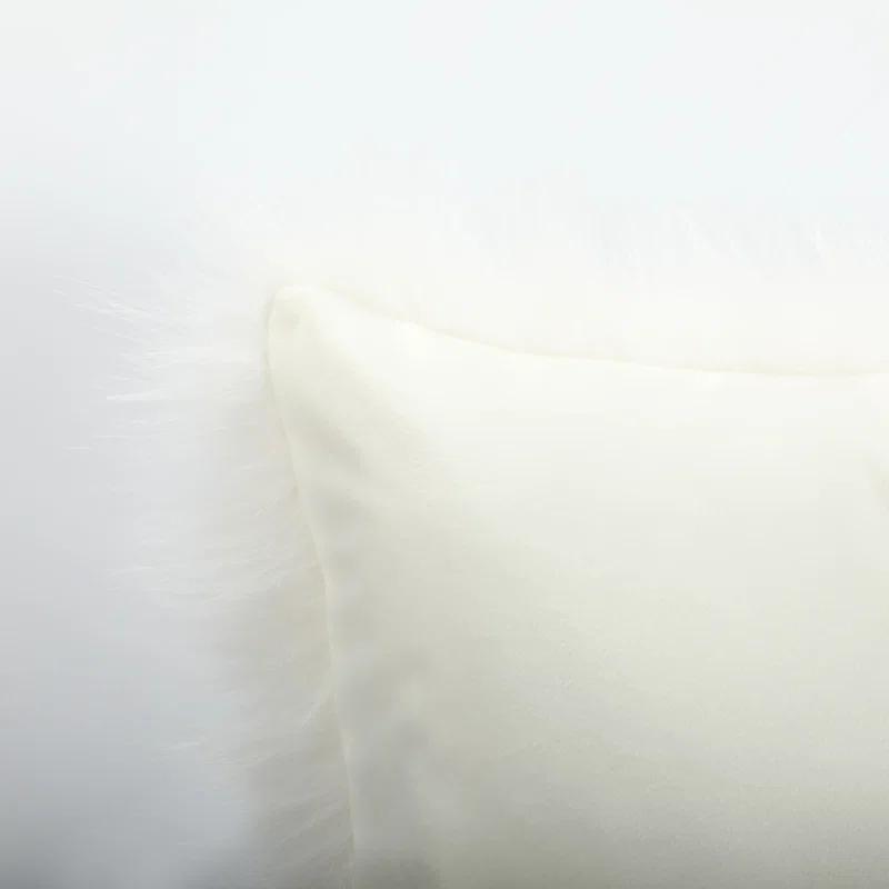 Nanshing America, Inc Flafia Faux Fur Throw Pillow Covers