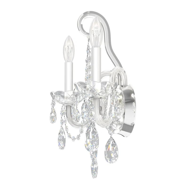 Arlington Crystal Candle Wall Light