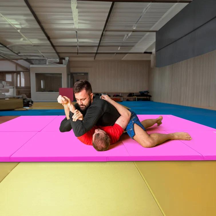 BalanceFrom Fitness BalanceFrom Fitness All Purpose Folding Gymnastics Gym Exercise Mat for Yoga, Aerobics, Pilates, and Martial Arts