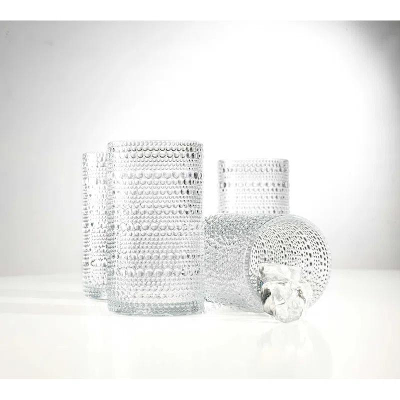Home Essentials and Beyond Halo Set Of Four 15Oz Highball (Set of 4)
