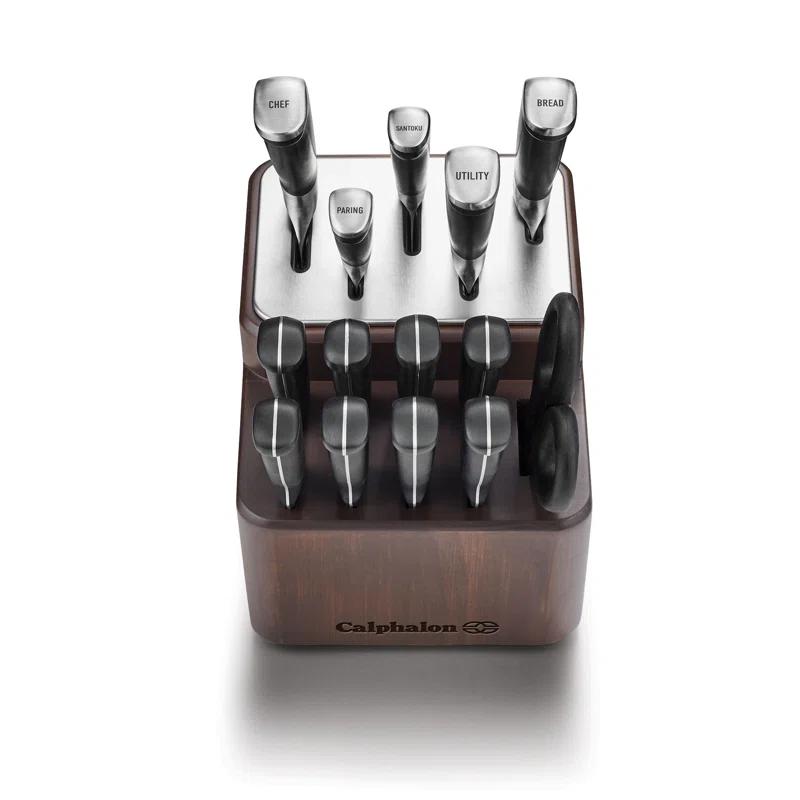 Calphalon ® Premier SharpIN ™ 15-Piece Knife Block Set with Self-Sharpening Knife Block