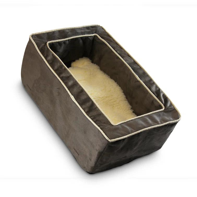 Snoozer Pet Products Luxury Lookout Console Pet Car Seat in Microsuede