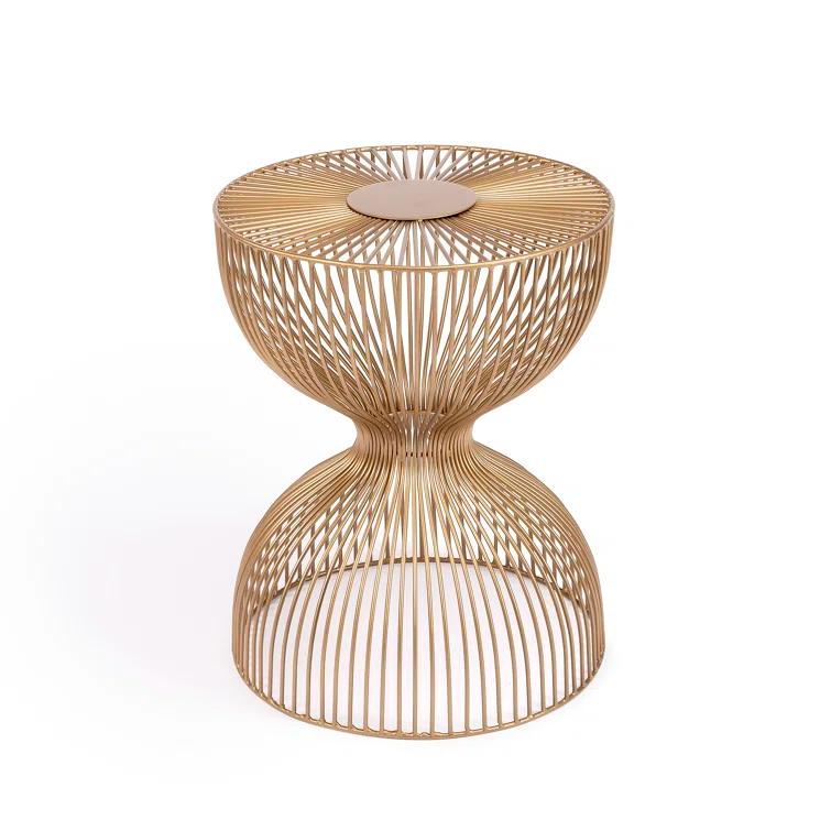 Butler Specialty Nicholas Gold Metal End Table