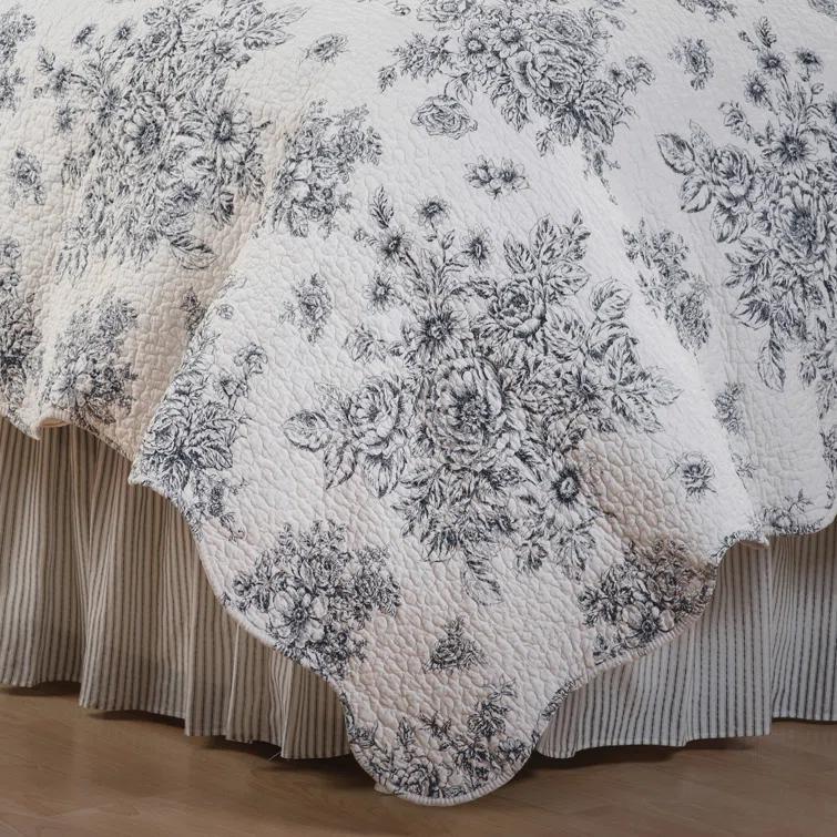 C&F Home Nelly Farmhouse / Country Cotton Reversible Quilt Set