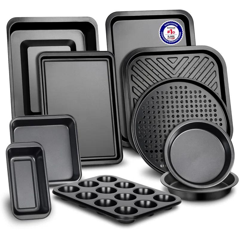 Bakken- Swiss 10 Piece Non-Stick Steel Bakeware Set