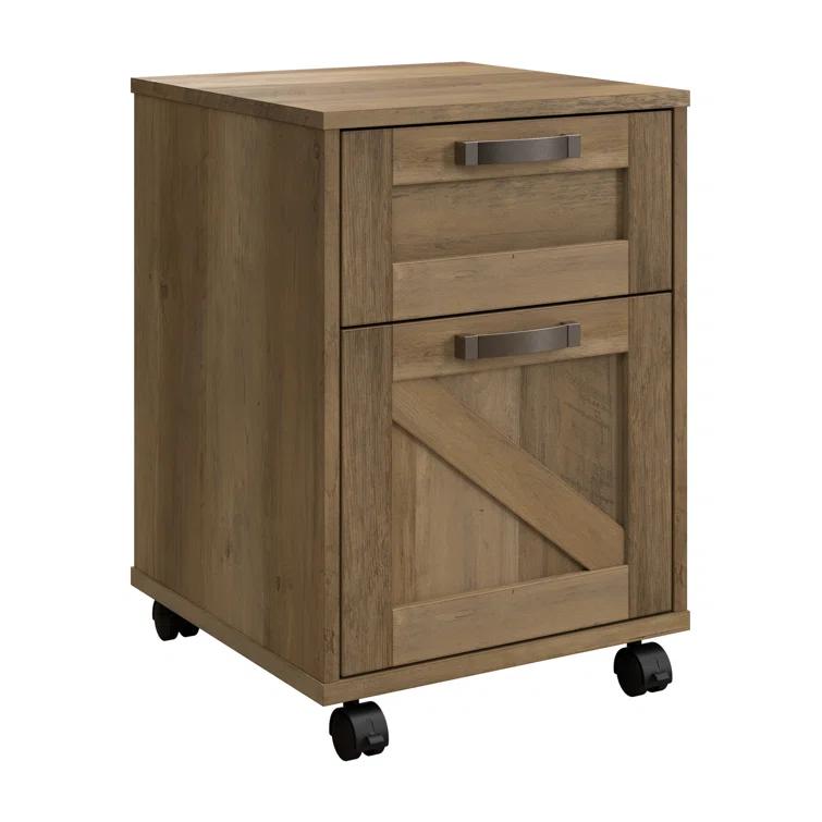 Inbox Zero Osvald 16"W 2 -Drawer Mobile Vertical Filing Cabinet