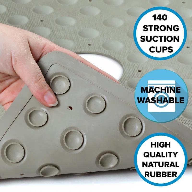Symple Stuff Sandweiler Rubber Shower Mat