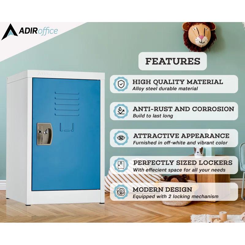 AdirOffice Steel 1-Tier School and Home Storage Locker