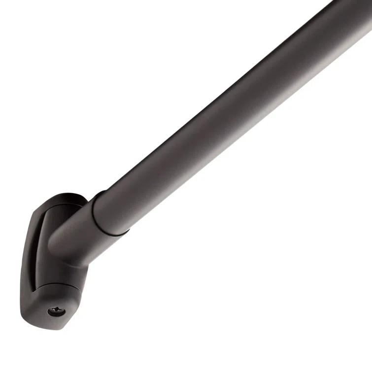 Signature Hardware 60" Brass Curved Shower Curtain Rod