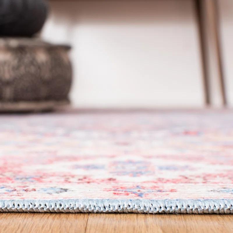 Mistana™ Chartier Oriental Blue/Rust Area Rug
