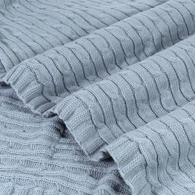 Legacy Decor Knitted Throw Blanket