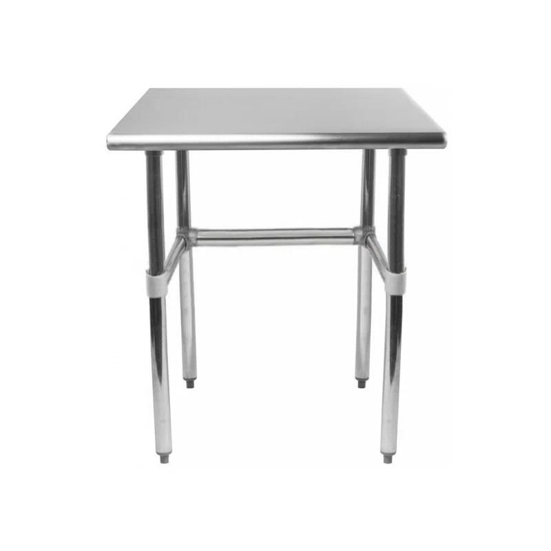 Amgood Stainless Steel Open Base Work Table