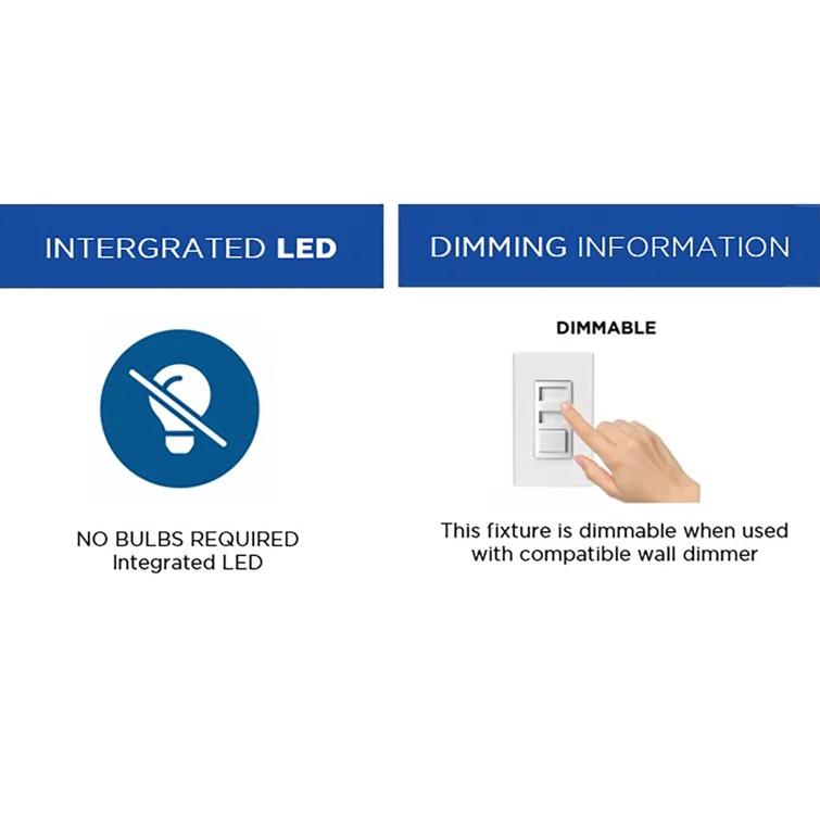 Everly Quinn Steel LED Flush Mounted Sconce