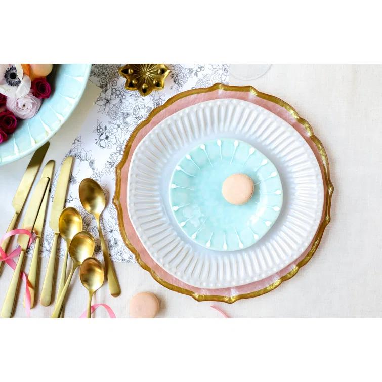 Viva by Vietri Baroque Glass No Pattern Charger