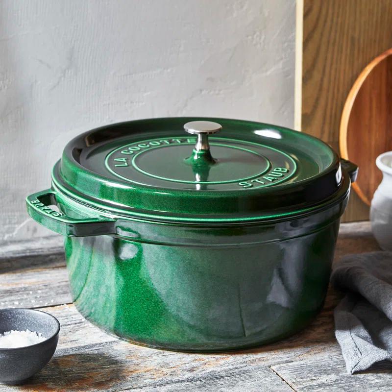 Staub ® 7-Qt Basil Round Cocotte