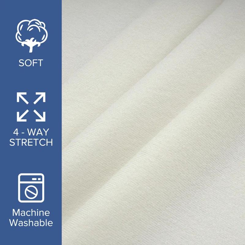 Awesome Home Jersey Knit StretchWrap Box Spring Cover