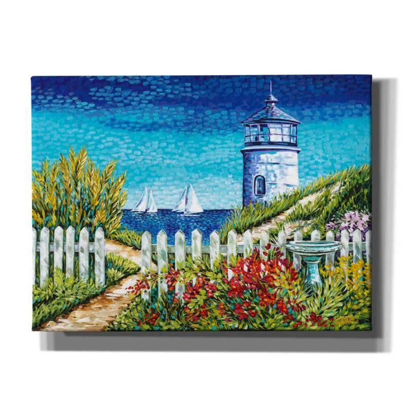 Epic Graffiti " Lighthouse Retreat I " by Carolee Vitaletti