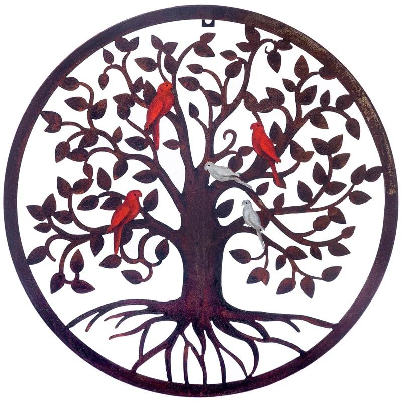 COBEKY Decor Wall Hanging For Living Room Bedroom Garden Porch Patio Office Home Decor, 18In X 18In X 0.88 In