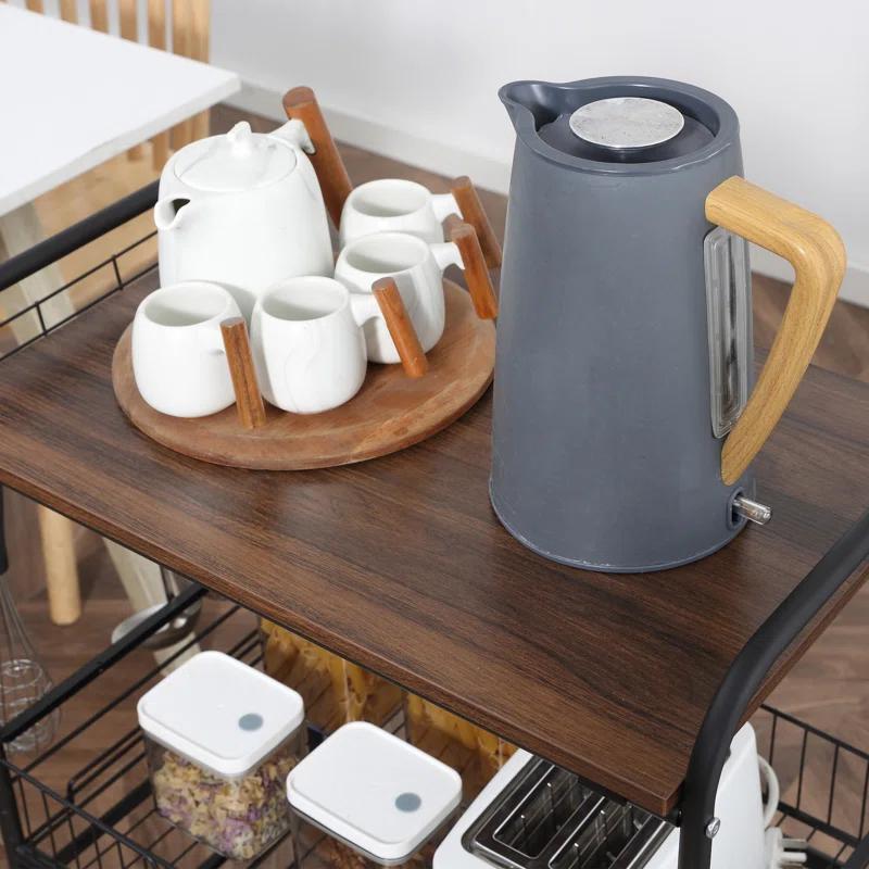 HomCom Kitchen Cart