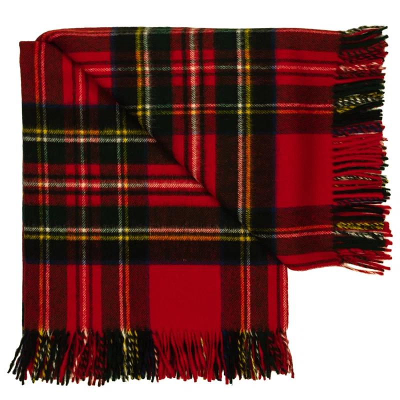 Prince of Scots Hand Woven Throw Blanket
