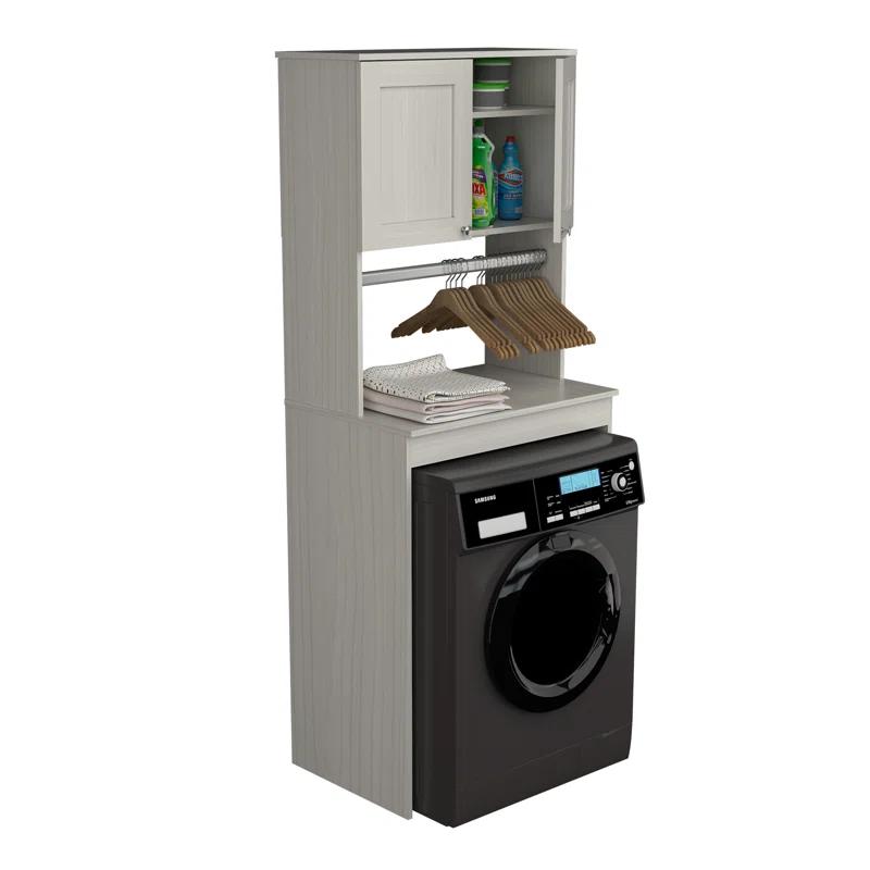 Inval Free Standing Laundry Room Organizer