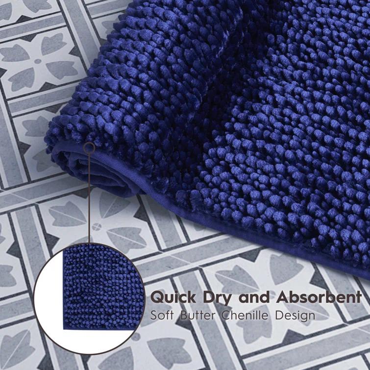 Laura Ashley Laura Ashley Butter Chenille Bath Rug