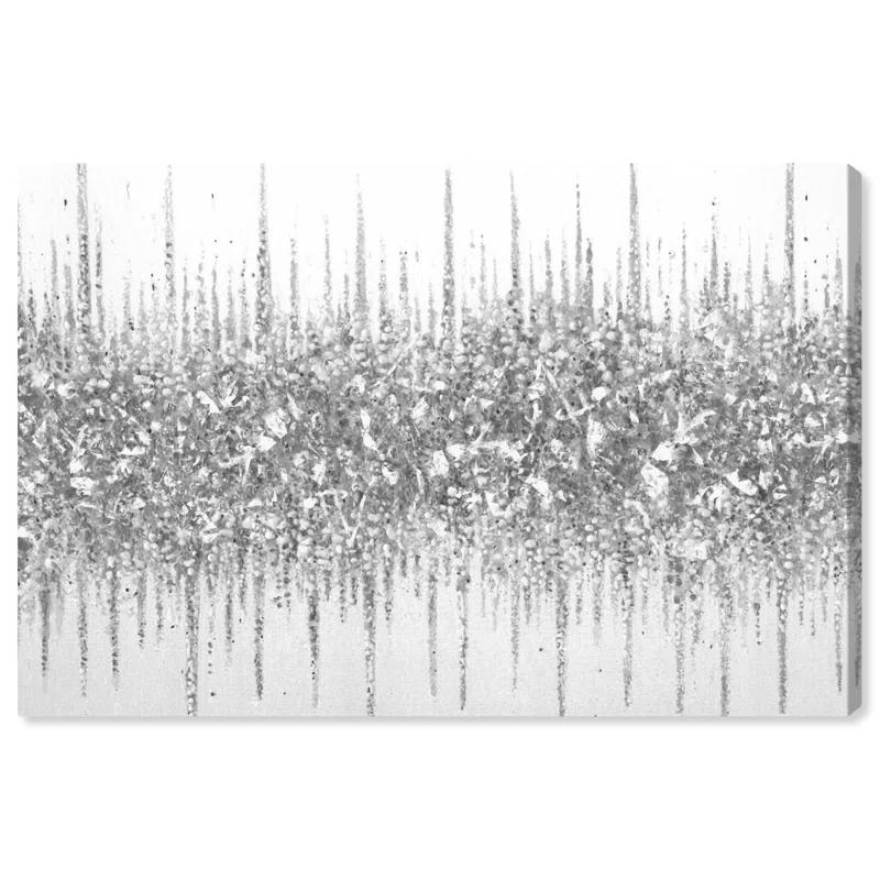 Art Remedy Grey Lines Inspo Canvas Modern Black White Abstract Art by Art Remedy
