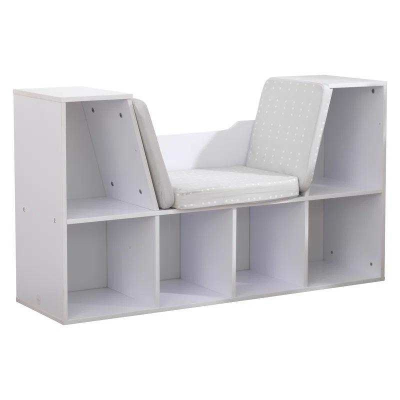 KidKraft Bookcase with Reading Nook, 6 Shelves
