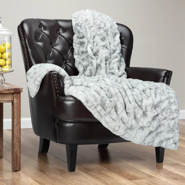 Chanasya Faux Fur Throw