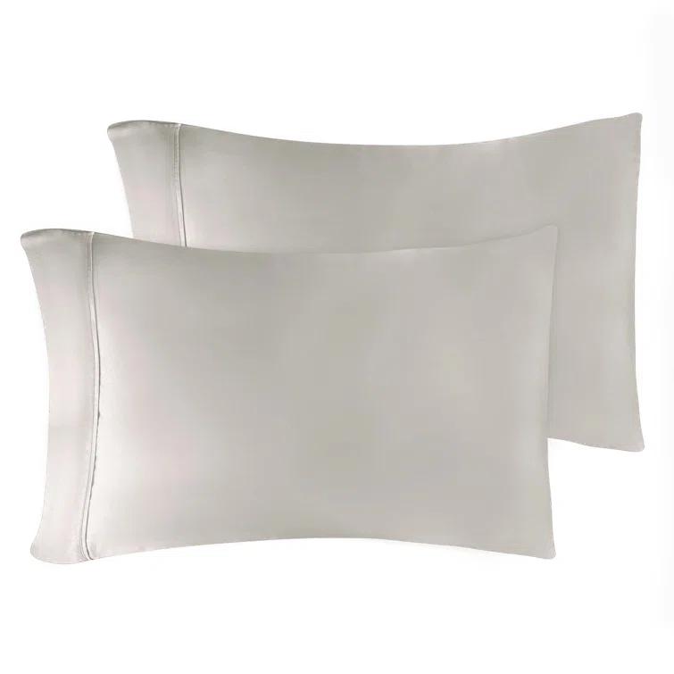 Superior Superior 300 Thread Count Egyptian Cotton Blend Solid Pillowcases Set (Set of 2)