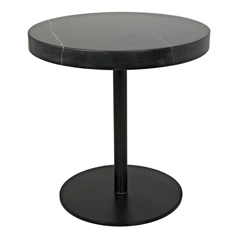 Noir Ford Marble Top End Table