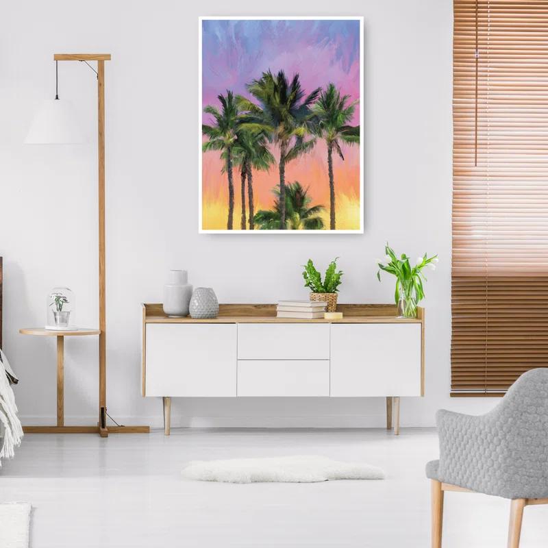 Bay Isle Home™ Sorbet Sunset by Studio Arts Canvas Art Print