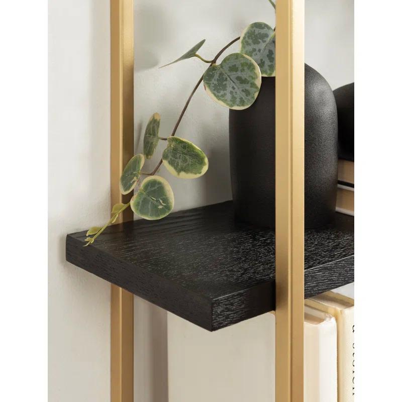 Kate and Laurel 3 Piece Solid Wood Tiered Shelf